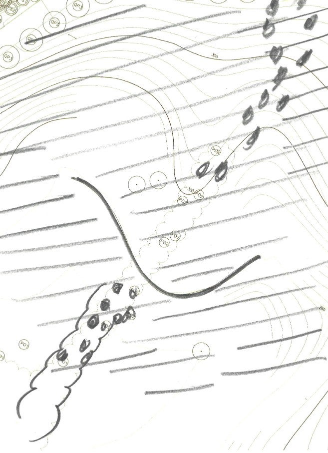 Contour site drawing