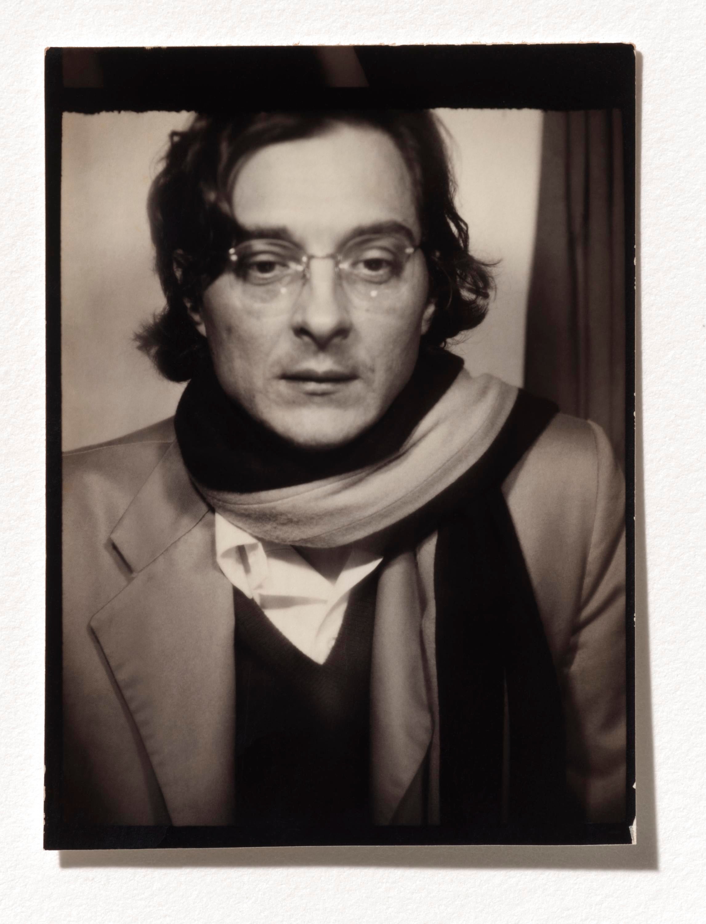 Photobooth self-portrait of William Eggleston taken during