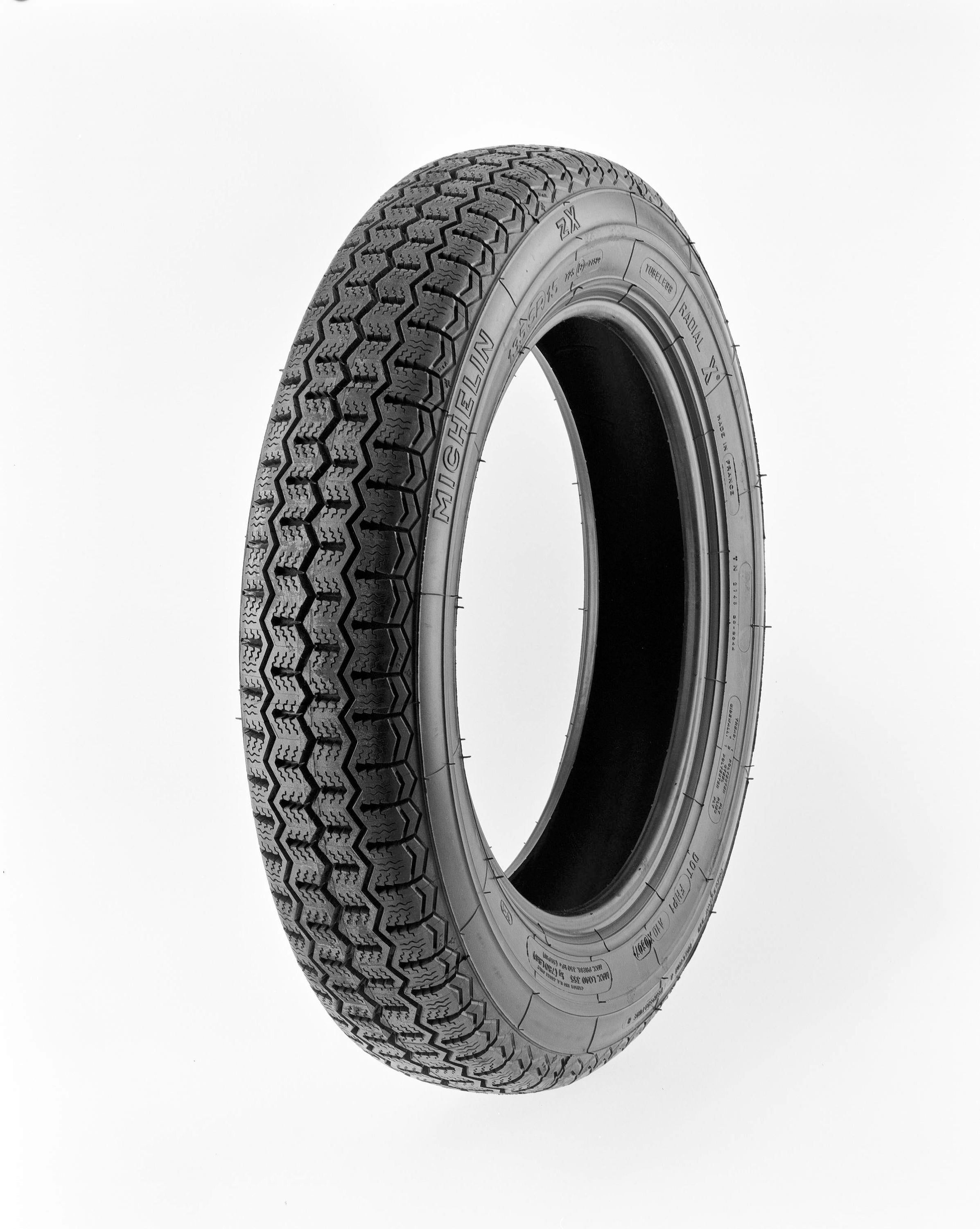 Clockwise from Manufacturer Name (Outer Ring) Michelin zX