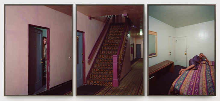 Staircase & two rooms